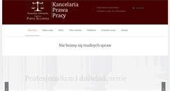 Desktop Screenshot of kancelaria-prawa-pracy.pl